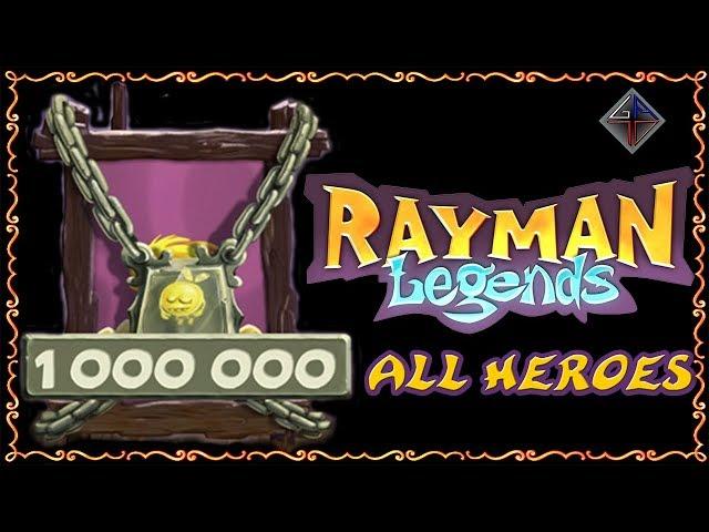  RAYMAN LEGENDS - ВСЕ ГЕРОИ (ALL HEROES) от Vint-Tomsk 