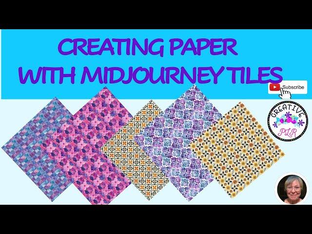 Creating Paper with Midjourney Tiles