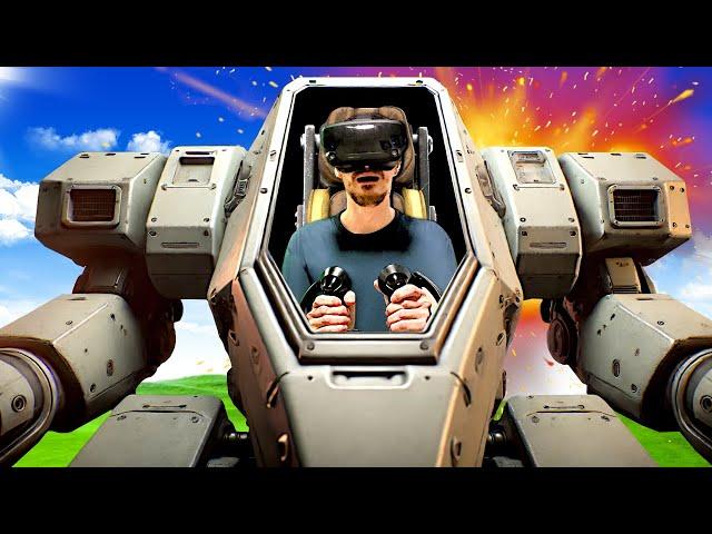 Battling a MECH in VR! (OVRLRD VR)