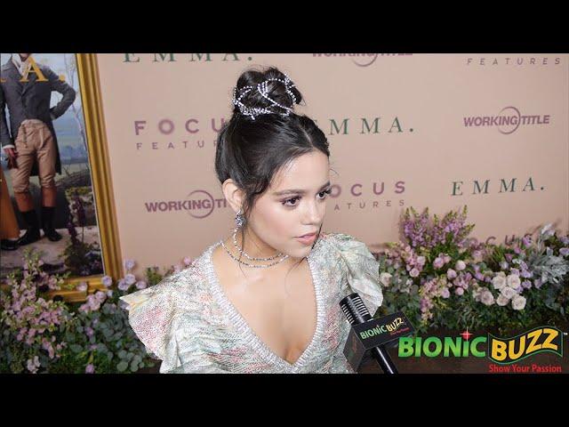 Actress Jenna Ortega Interview at the LA Premiere of Emma