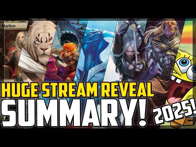 EVERYTHING 2025 Announced! Standard Legal UB, Aetherdrift, Tarkir, Edge of Eternities! - MTG