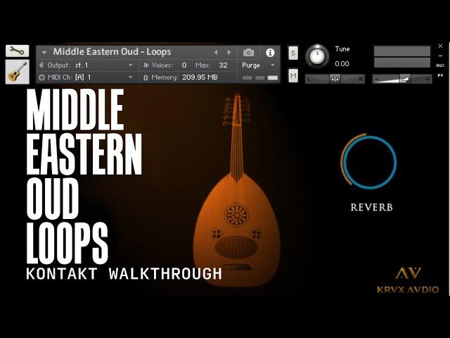 WALKTHROUGH | Middle Eastern Oud Loop Phrases | Sample Pack & Kontakt Instrument