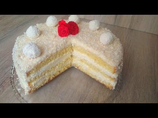 Самый Кокосовый Торт. Нежный, ароматный и невесомый! The Most Coconut Cake. Gentle and weightless!