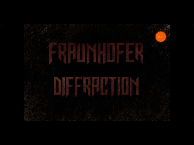 Fraunhofer Diffraction - of the bottom