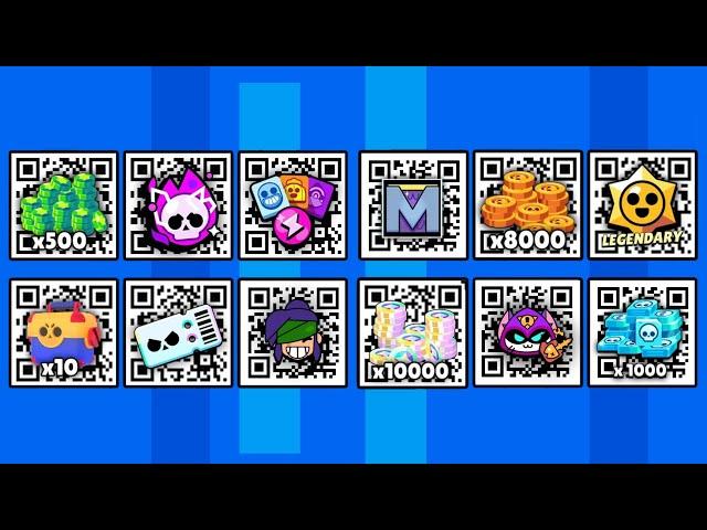 FREE! GEMS & MEGABOXES GIFTS QR CODES  | BRAWL STARS QR CODES 2024  | BRAWL STARS NEW UPDATE