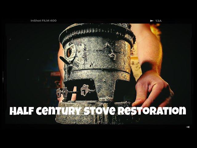 Restoration of a rusty half-century-old kerosene stove in 3 minutes | @Restorationskills77