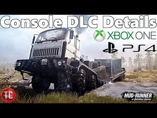 SpinTires Mud Runner: Two New Trucks Explained! CONSOLE DLC DETAILS!