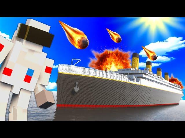 We Destroyed the Titanic with Meteorites in Teardown Multiplayer!