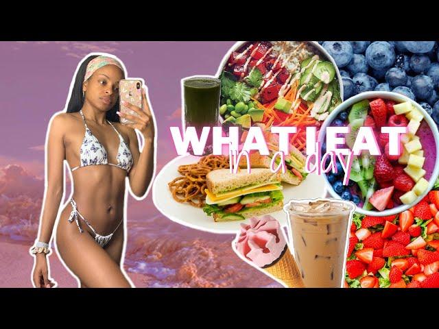 WHAT I EAT IN A DAY | healthy, réaliste et rapide!