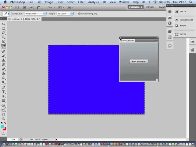 How to develop a Creative Suite Extension (Flash Panel) in under 5 minutes