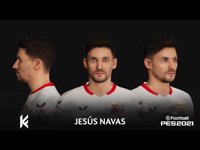 PES 21 NEW FACE JESUS NAVAS BY KODIGO FACEMAKER