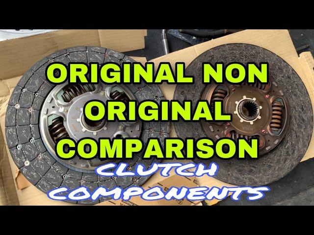 Toyota hi ace clutch components original and non original comparison