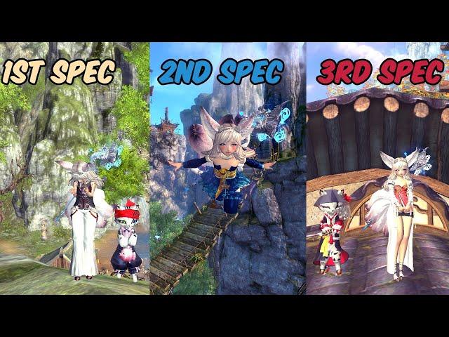 Blade and Soul : 3RD Spec Summoner DPS vs 1st and 2nd Specs