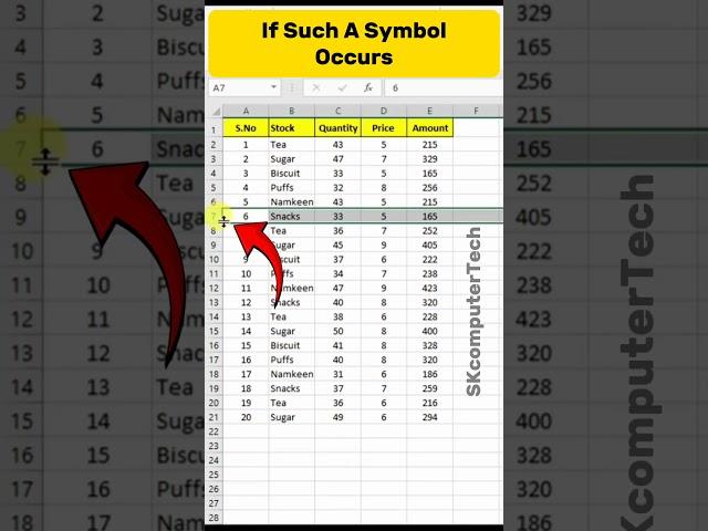 How To Insert Row With Shortcut In MS Excel Tips and Tricks #tipsandtricks #excelshortcuts