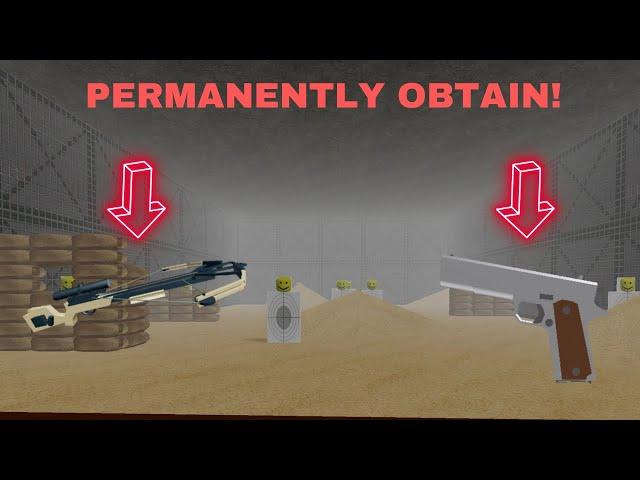 How To Permanently Obtain The Crossbow And M1911 In Survive And Kill The Killers In Area 51