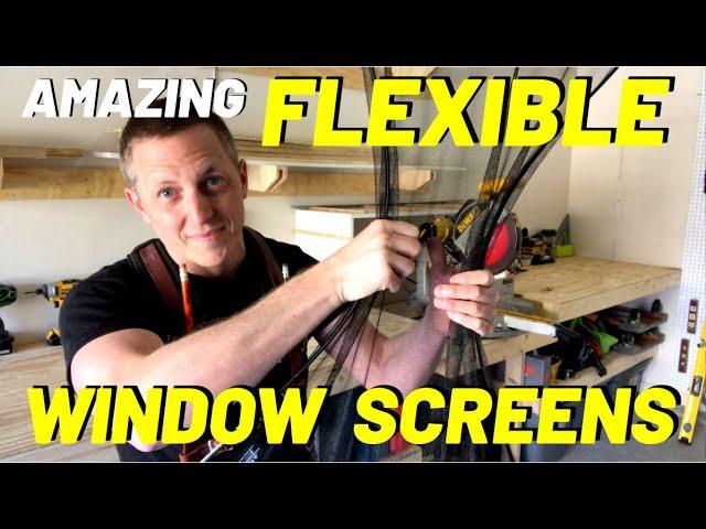 FLEXIBLE WINDOW SCREENS?? (SHARK TANK Thinks THIS is the FUTURE Of Window Screens...FLEXSCREEN!)