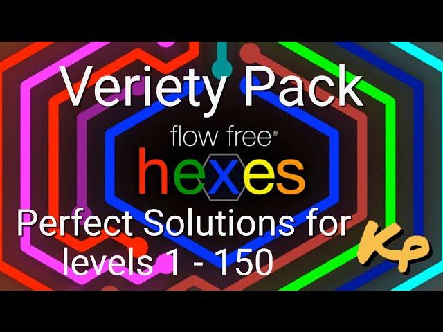 Flow Free Hexes - Variety Pack - All Perfect Solutions