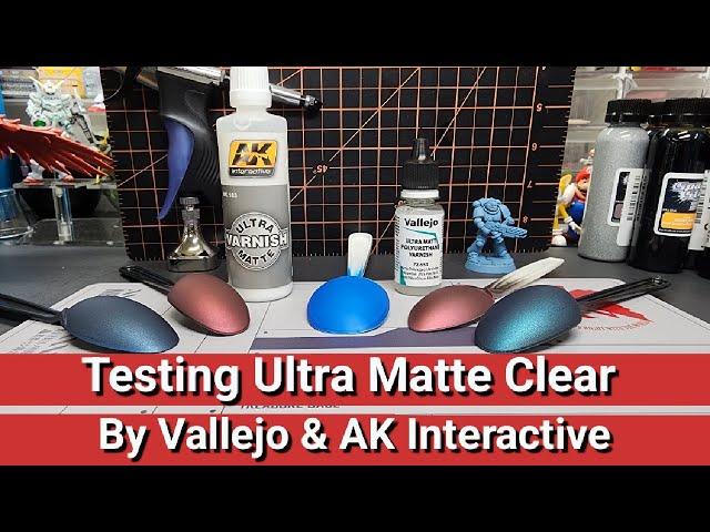 Testing Ultra Matte Clears By Vallejo & AK Interactive