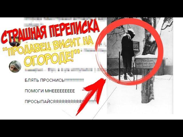 СМЕРТЕЛЬНАЯ ПЕРЕПИСКА НА НОЧЬ. - "Продавец висит на огороде..."