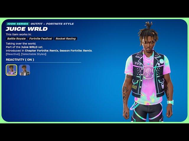 ALL Cosmetics Added in the Juice WRLD Fortnite Update!