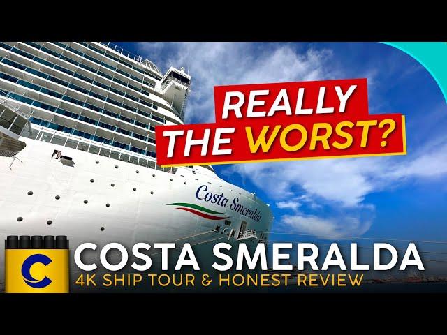 COSTA SMERALDA  7-Night Mediterranean【4K Unsponsored Ship Tour & Cruise Review】Worth The Money?!