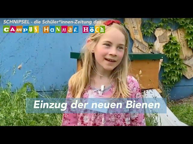 Einzug der neuen Bienen am Campus Hannah Höch