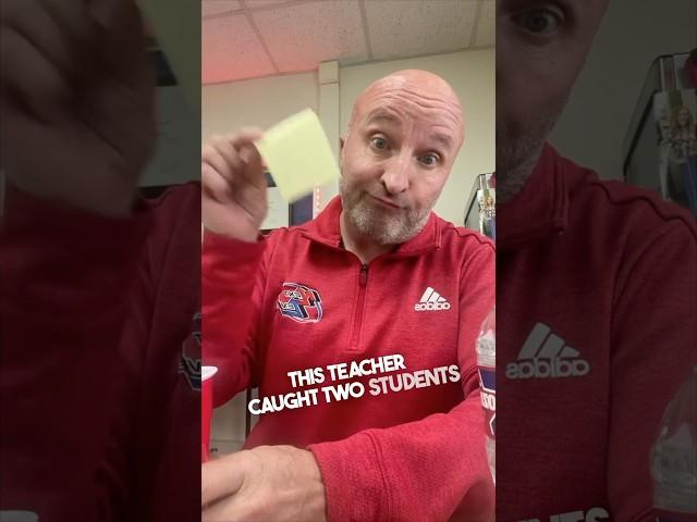 This teacher read a students note out loud 