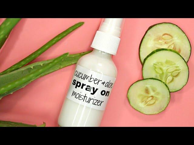 How to Make Spray on Moisturizer; Cucumber & Aloe