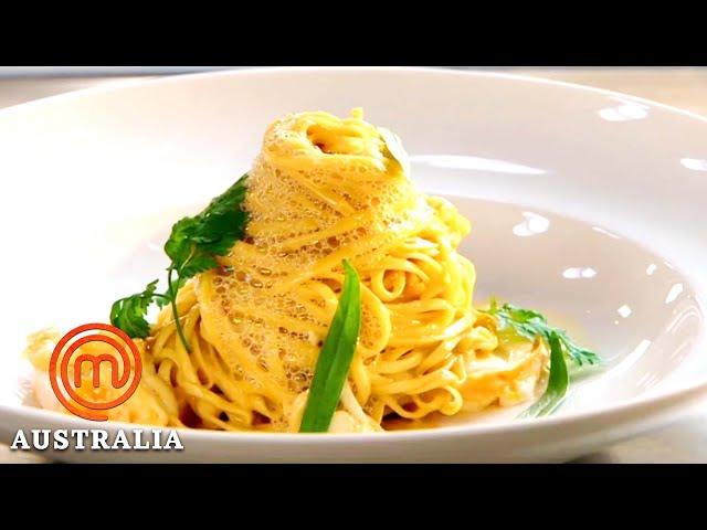 How To Cook Lobster Linguine | MasterChef Australia | MasterChef World