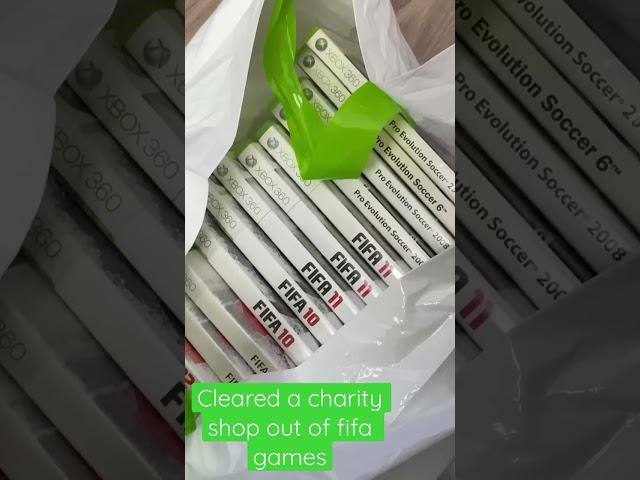 I’ve just cleared my local charity shop out of fifa games for the Xbox 360