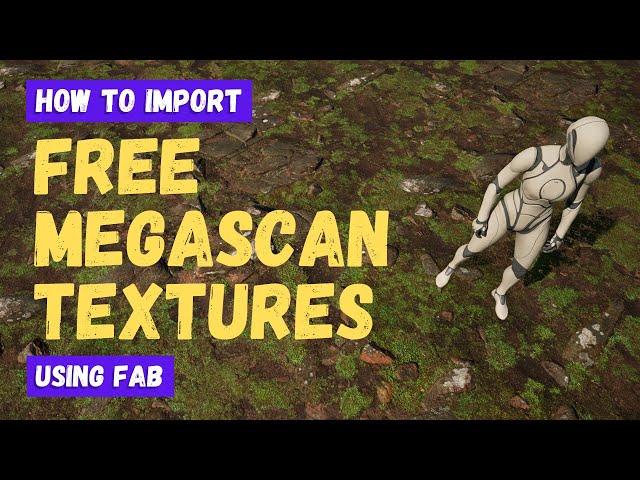 How To Import Free Megascan Textures From Fab - Unreal Engine 5 Material Tutorial