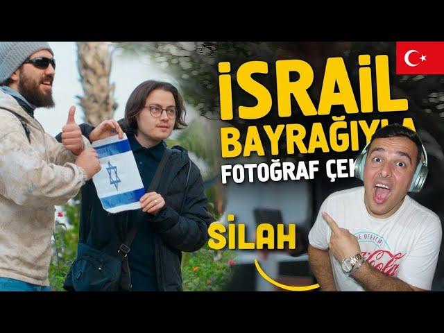 İtalyan Tepkisi  TÜRKİYE'DE İSRA*L BAYRAĞIYLA FOTOĞRAF ÇEKİLMEK! - CEBİNDEN SİLAH ÇIKTI !