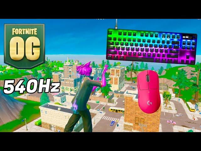 SteelSeries Apex Pro TKL ASMR  Fortnite OG Ranked Reload  Satisfying Keyboard Fortnite 360 FPS 4K