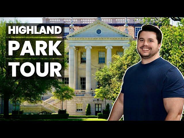 Tour of Highland Park - The RICHEST Town in Texas