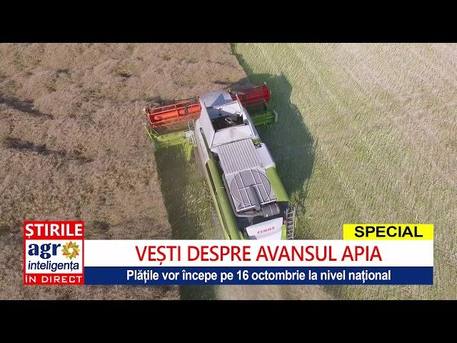 Vești despre avansul APIA din subvențiile pe 2018