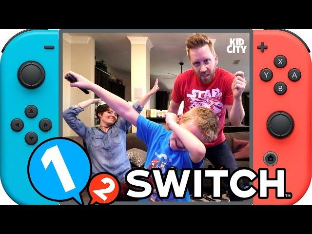 K-City Family Plays Nintendo Switch! (First Try)