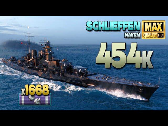 Battleship Schlieffen hunts the world record with friends - World of Warships