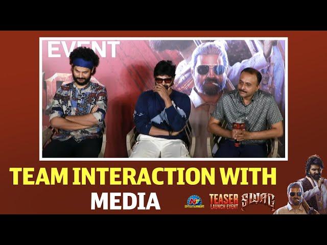 SWAG Movie Team Interaction with Media | Sree Vishnu | Hasith Goli || NTVENT