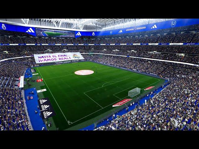 PES 2021 & Football Life 2024 Santiago Bernabéu 2024 Update New Version with Tifo "Vamos Real!"