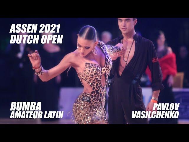 Nikita Pavlov - Anastasia Vasilchenko, RUS | 2021 Dutch Open | Assen | WDC AL Amateur LAT - QF R