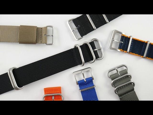 Watch straps 101: NATO vs Zulu vs RAF aka nylon straps