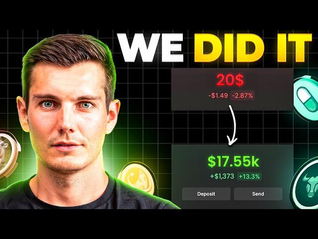 $20 to $18K in Just 7 Days! My Memecoins Honest Story