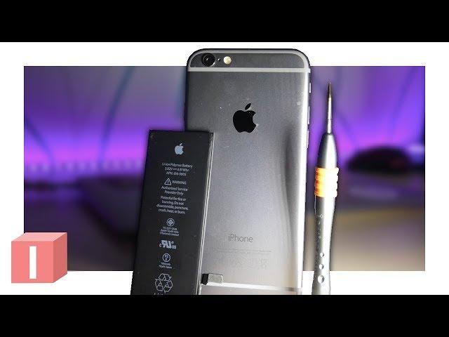 Меняю батарею iPhone 6 своими руками | Аккум с Aliexpress