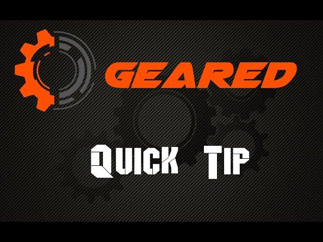 Geared Quick Tip - Fusion 360 Export SVG