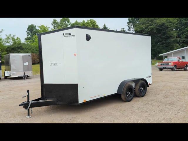 LOOK 7x14 Enclosed Cargo Trailer Blackout Package - AAA Trailer Howell MI