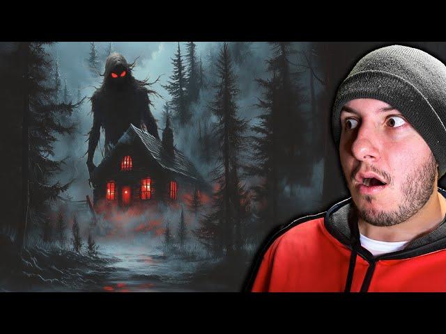 A DEMON Haunts This Cabin! Our SCARIEST Night Camping in the PINE BARRENS!