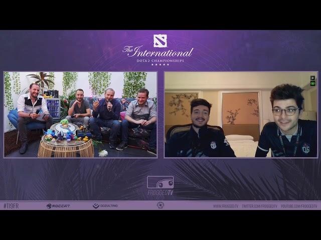 [The International 9] Interview de OG.Ceb et OG.Sockshka après la demi-finale upper bracket - #TI9FR