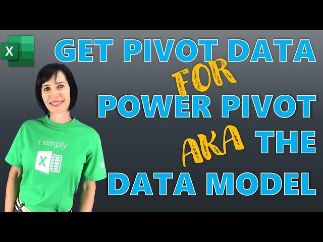 Dynamic GETPIVOTDATA Formulas for Power Pivot - the PROPER way!