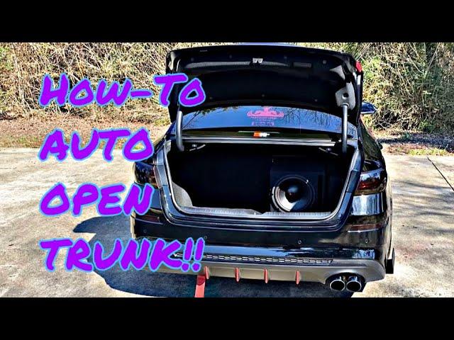 How To Make Your Trunk Open Automatically (Super Easy!!)