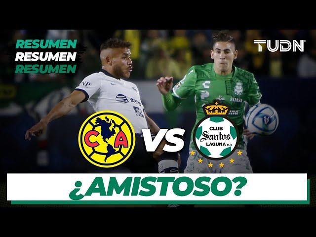 Resumen | América vs Santos | Tour Águila 2023 | TUDN